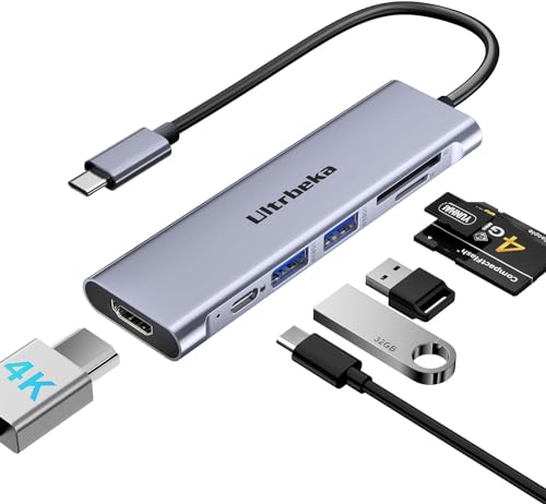 Amazon | USB Cハブ USB-C マルチポートハブ 6イン1 4K HDMI
